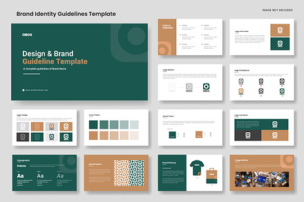 Brand guidelines template design