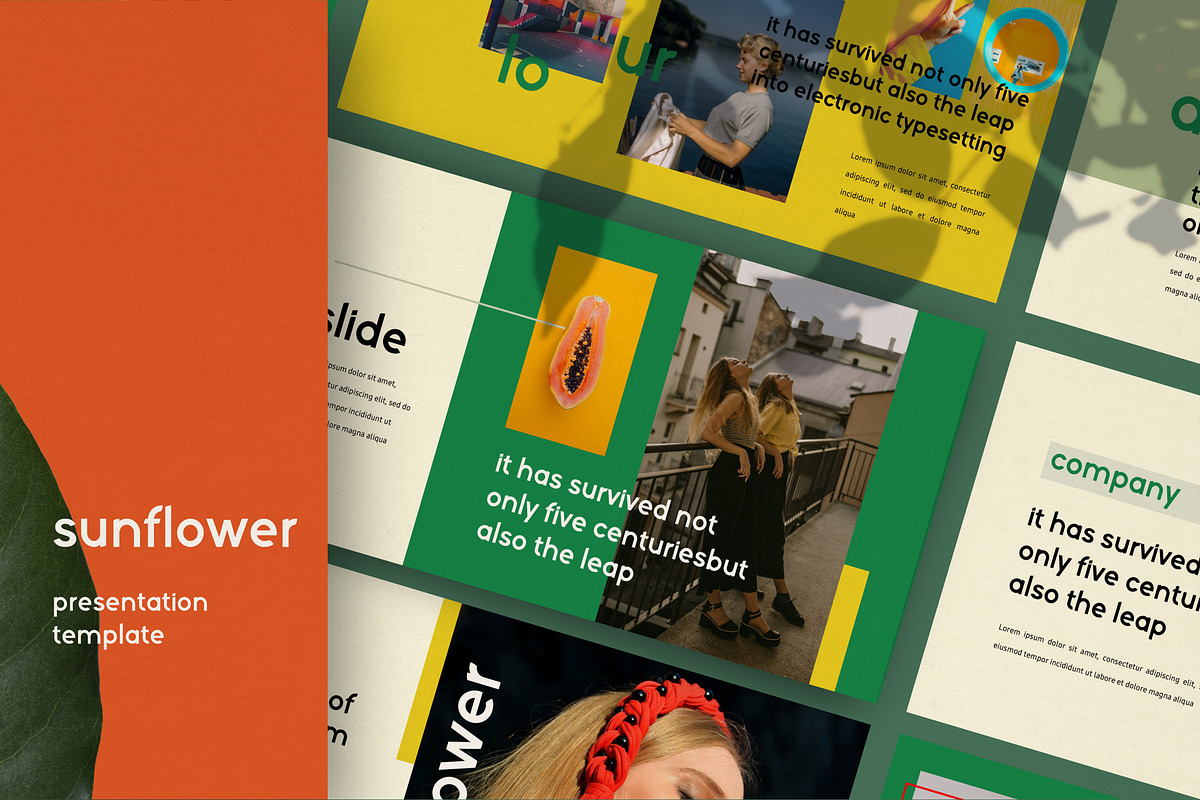 ✨ Sunflower - Keynote, a Presentation Template by Dirtytemp Studio (Photo 1 of 11)