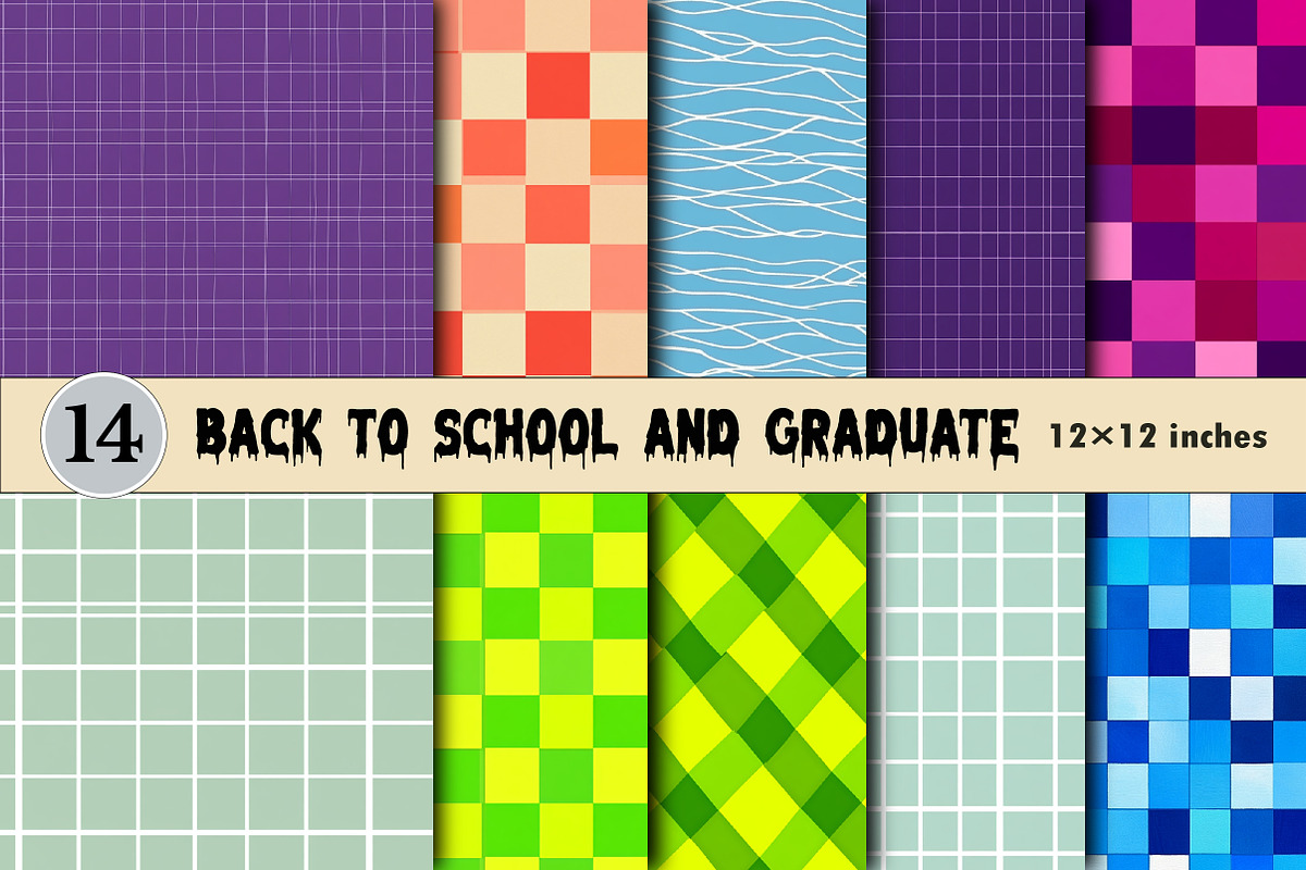 Back to School and Graduate Bundle, a Pattern Graphic by CitraGraphics (Photo 1 of 4)