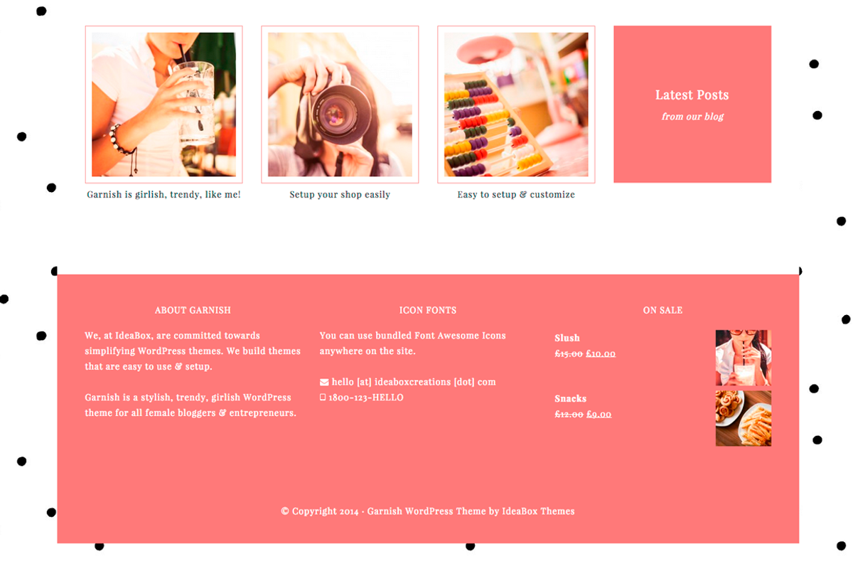 Garnish - WordPress Theme (30% OFF), a WordPress Template by IdeaBox Themes (Photo 5 of 5)