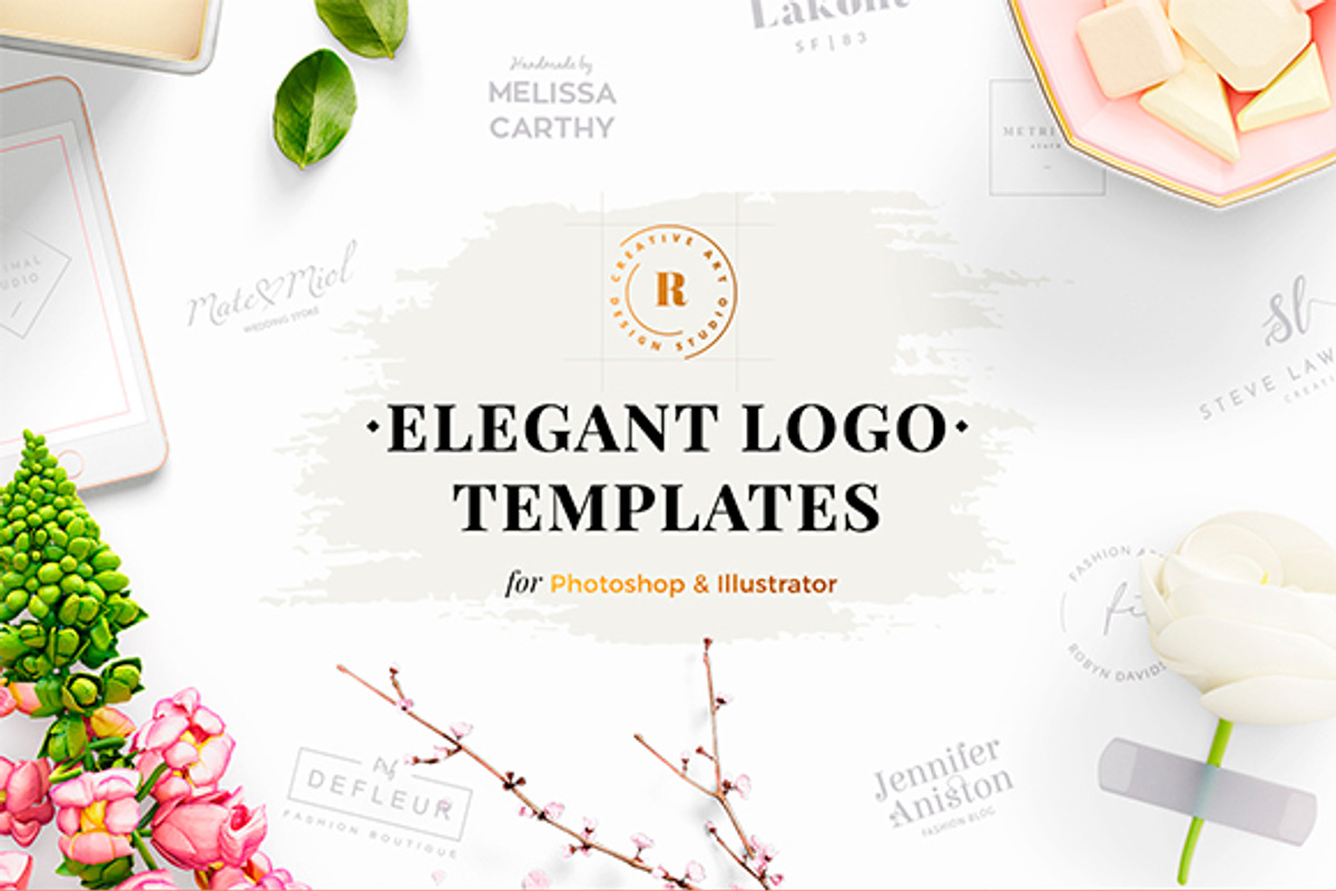 32 Elegant Logo Templates, a Branding & Logo Template by Uidea (Photo 1 of 4)