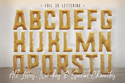 Foil & Fabric Lettering Duo, a Graphic by TVartworks (Thumbnail 7 of 13)
