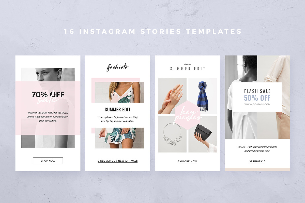 Instagram Stories Templates, a Social Media Template by Crevo Studio (Photo 5 of 6)