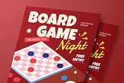 Board Game Night Flyer Set, a Flyer Template by Annora Studio (Thumbnail 4 of 6)