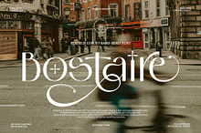 Bostaire Luxury Sans Serif Font