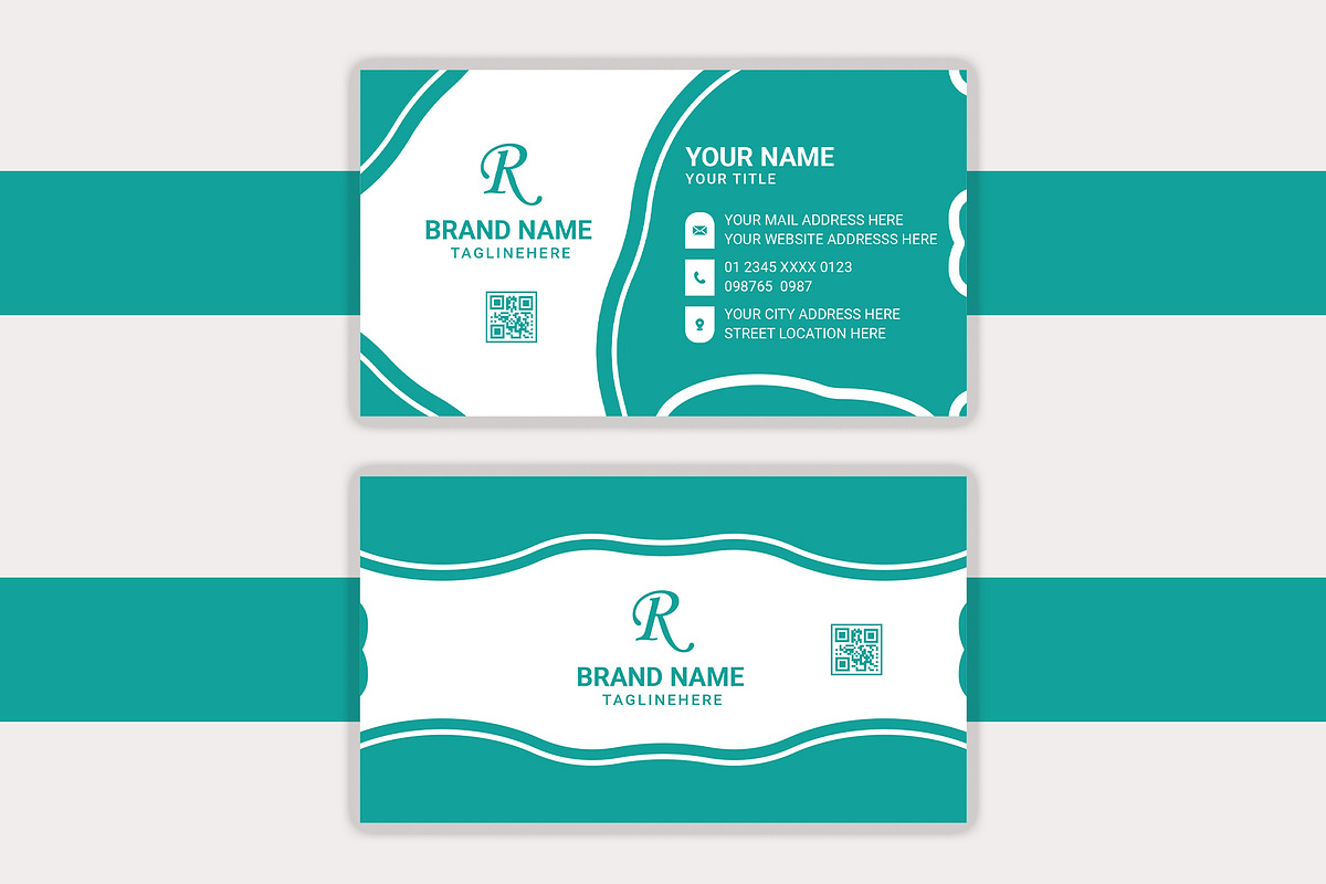 03 Business Card Template Design, a Business Card Template by Lakhan1998 (Photo 4 of 4)