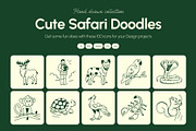 Safari Doodles Icons, an Outline Icon by Vectors Market (Thumbnail 1 of 9)