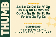 THUMB, a Sans Serif Font by Pinisi ART (Thumbnail 2 of 10)