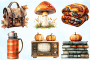Retro Autumn Sublimation Clipart, an Illustration by Craft Nest (Thumbnail 4 of 6)