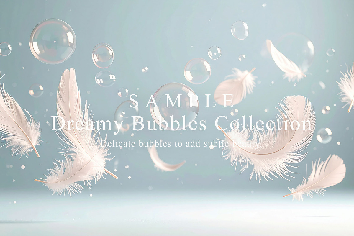 15 Dreamy Bubbles Collection, a Background Graphic by NOMO DESIGN (Photo 7 of 16)