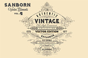 Sanborn Vector Elements Bundle Pack, an Object Graphic by G7 (Thumbnail 6 of 9)