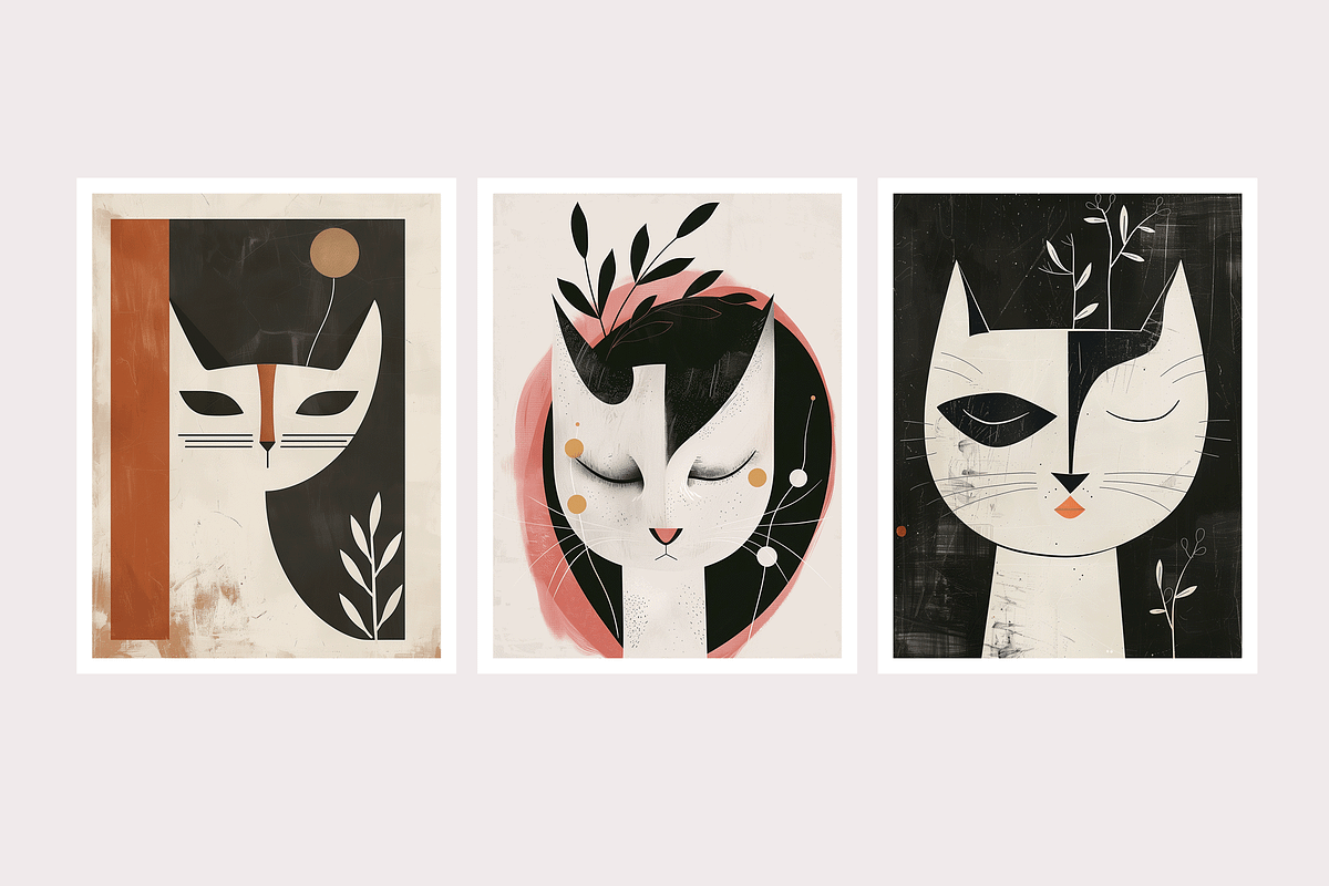 Caat Co - Whimsical Quirky Cats, an Animal Illustration by milatovar (Photo 3 of 20)