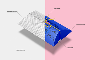 Pillow Box Mockup