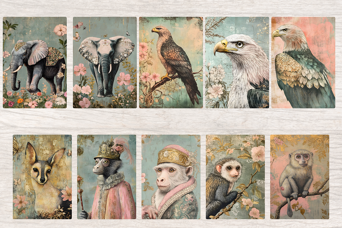 REGENCY ROYAL MANAGERIE, an Animal Illustration by Daring Digies (Photo 5 of 7)