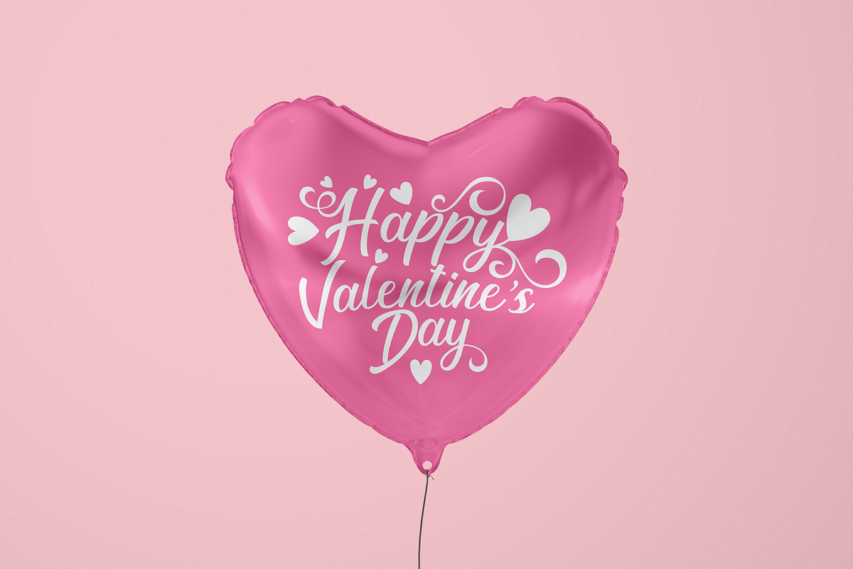 Foil Balloon Mockup Bundle, a Mockup by Mockupdaddy (Photo 5 of 11)