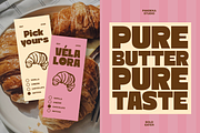 Bold Eater - Food Bold Chunky Font, a Sans Serif Font by Pandeka Studio (Thumbnail 4 of 9)