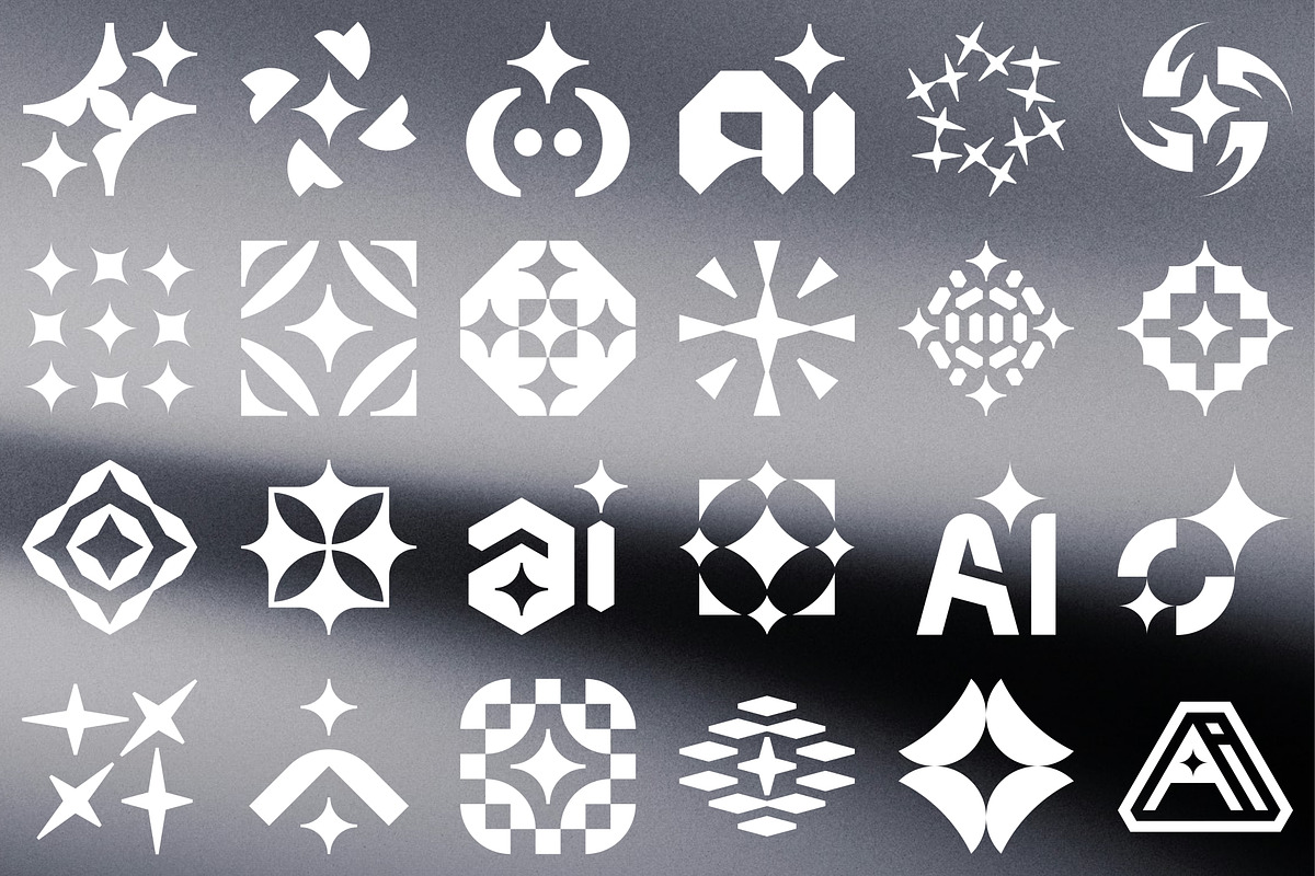 100 Artificial Intelligence Symbols, an Object Graphic by Firowerk (Photo 2 of 4)