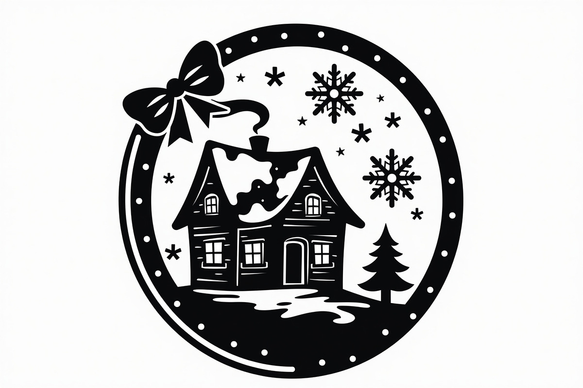 Christmas Ornament Laser Cut Design, a Graphic by balal (Photo 5 of 16)
