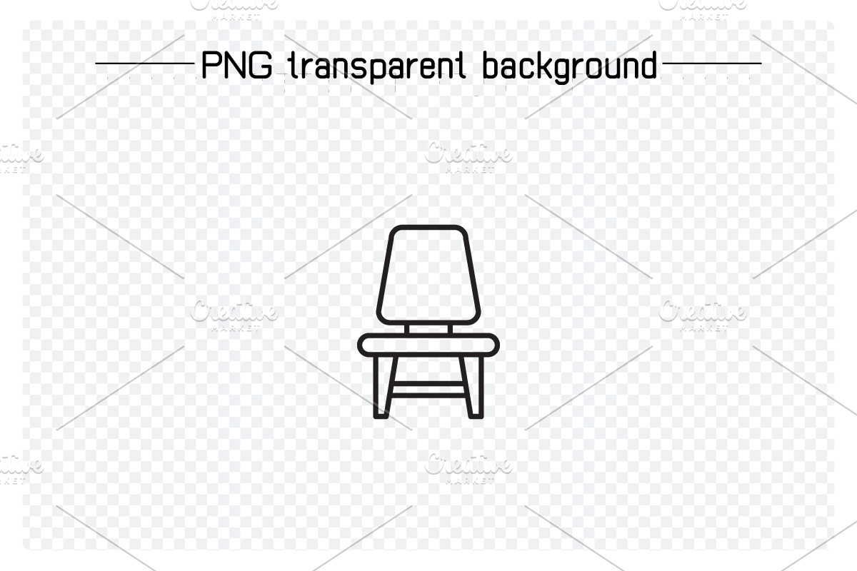Chair and Sofa Icons, an Outline Icon by Designfour (Photo 3 of 7)