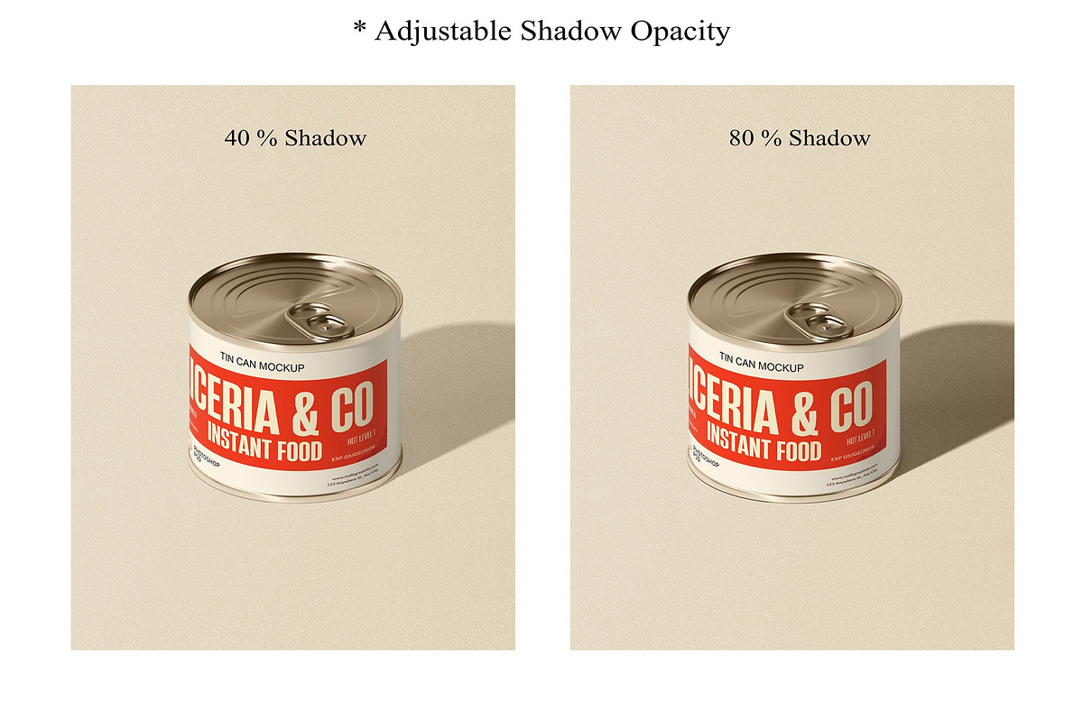 Aluminum Tin Can Mockups, a Product Mockup by Sweetdady (Photo 12 of 16)