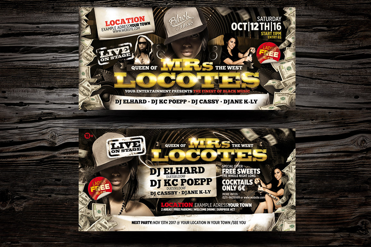 MRS LOCOTES, a Flyer Template by aigenart (Photo 4 of 6)
