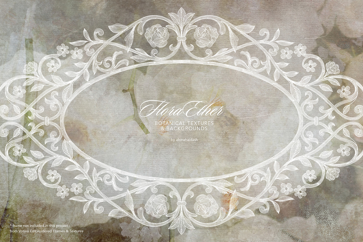 Flora Ether Botanical Backgrounds, a Background Graphic by alonahaidash (Photo 2 of 16)