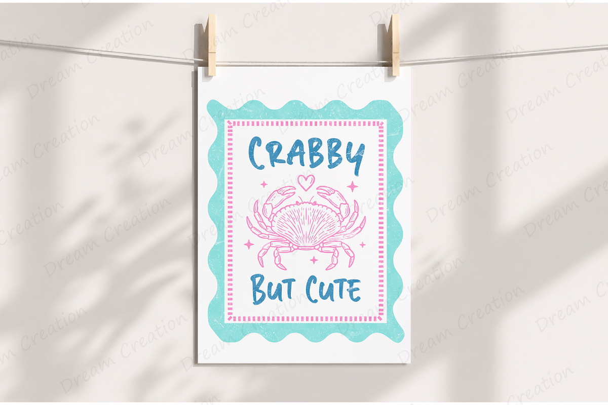 Summer PNG Crabby Hand Drawn Line, an Illustration by Dream Creation (Photo 4 of 7)