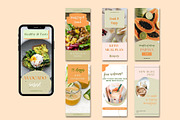 Pinterest Food Template Canva, a Social Media Template by Deepa Template Studio (Thumbnail 2 of 10)
