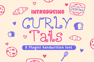 Curly tale|Playful Handwritten Font