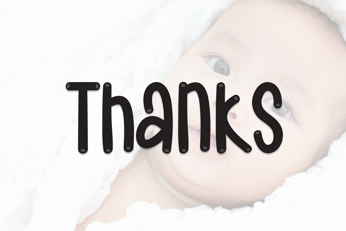 Babyface | Script Font, a Script Font by Scratchones (Photo 8 of 8)