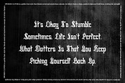 Swords Clover - Modern Blackletter, a Blackletter Font by Dhabee (Thumbnail 9 of 15)