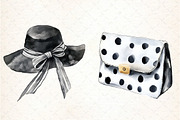 Black & White Decor Clipart, an Illustration by DreamCafeArt (Thumbnail 2 of 7)