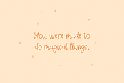 Tangerine Twist Sans, a Handwritten Font by Beck McCormick (Thumbnail 9 of 10)