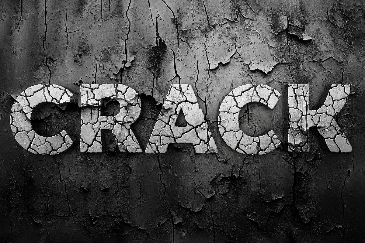 CRACK - Premium Shattered Display, a Sans Serif Font by OWPictures (Photo 2 of 8)