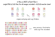 Retro Alphabet Clip Art, an Object Graphic by KA Designs (Thumbnail 5 of 9)