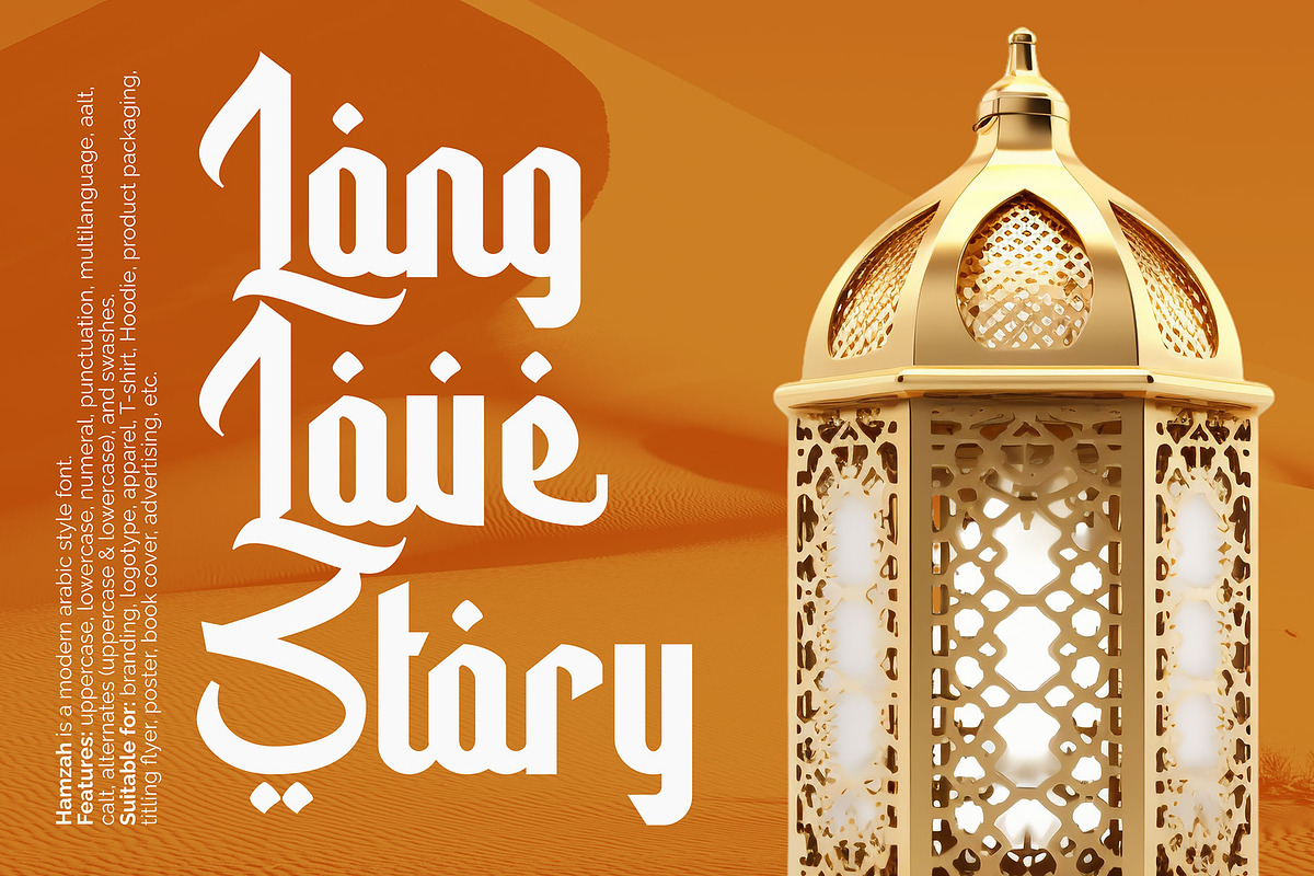 Hamzah, a Font by Omotu Studio (Photo 2 of 20)