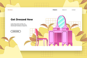 Dressing Tab - Banner & Landing Page