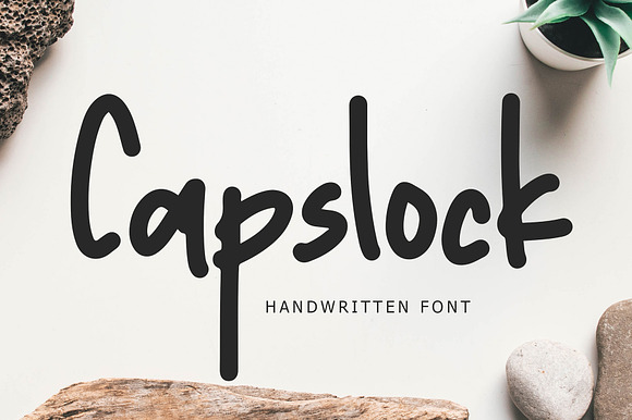 Capslock Handwritten Font preview 6