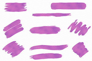 Purple Brush Strokes