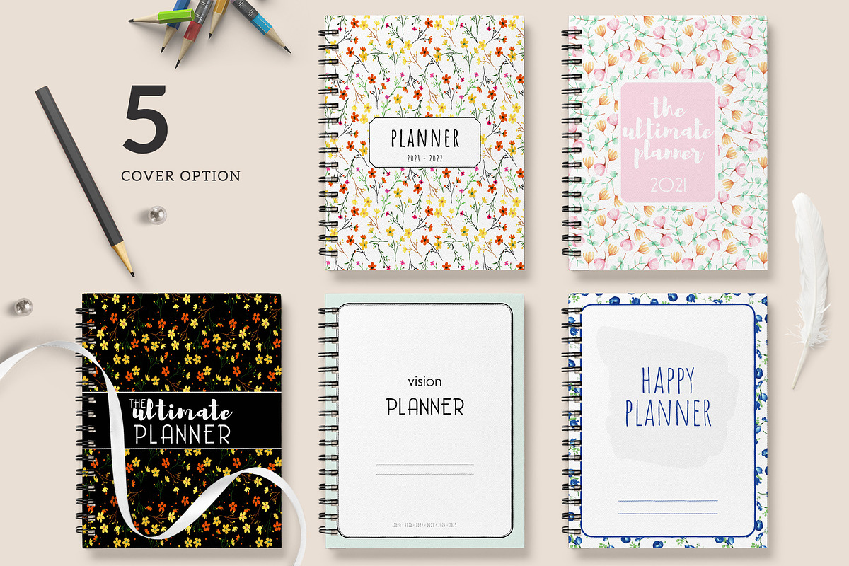 Ultimate Planner Bundle Pack Vol.04, a Stationery Template by Amit Debnath