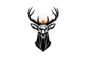 Artistic Geometric Deer Head Bundle, an Illustration by yasushie (Thumbnail 30 of 31)