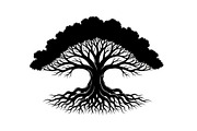 Tree Silhouette Vector Bundle, an Illustration by musafir_fashion (Thumbnail 47 of 51)