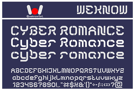 Cyber Romance font