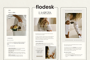 Flodesk Email Newsletter Templates, an Email Template by Branding Babe Co. (Thumbnail 1 of 6)