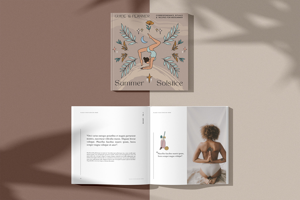 Solstice Rituals, Yoga & Mindfulness, a Healthcare Illustration by Camara Design (Photo 6 of 8)