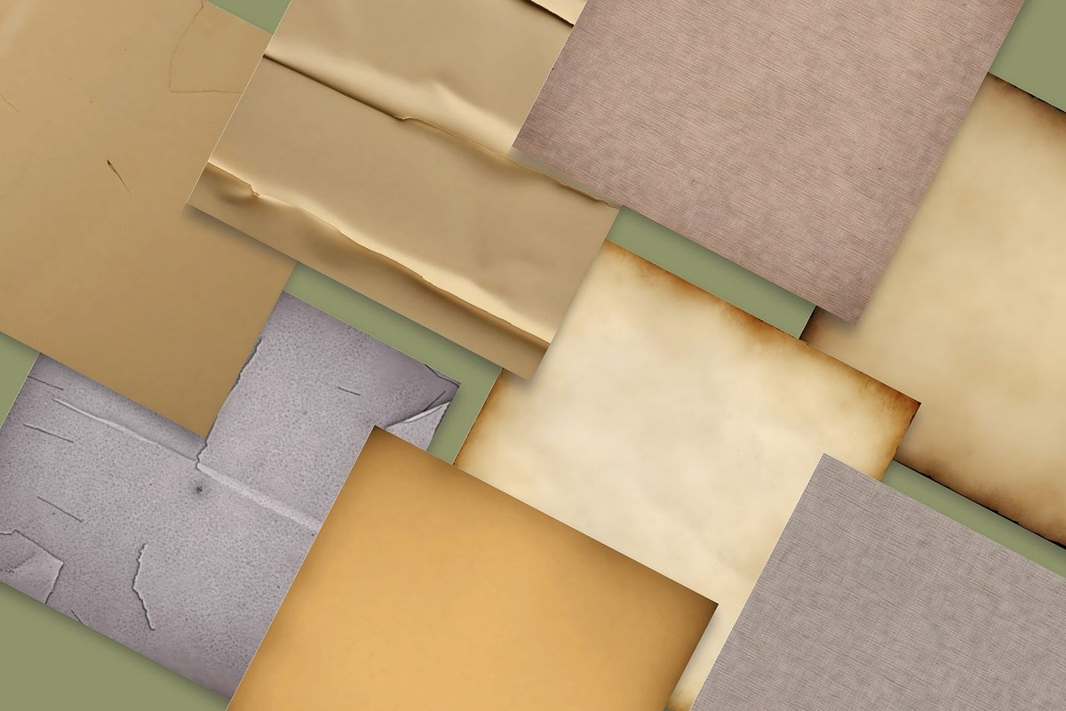 44 Old Paper Vintage Textures, a Background Graphic by UniqueMe (Photo 12 of 14)