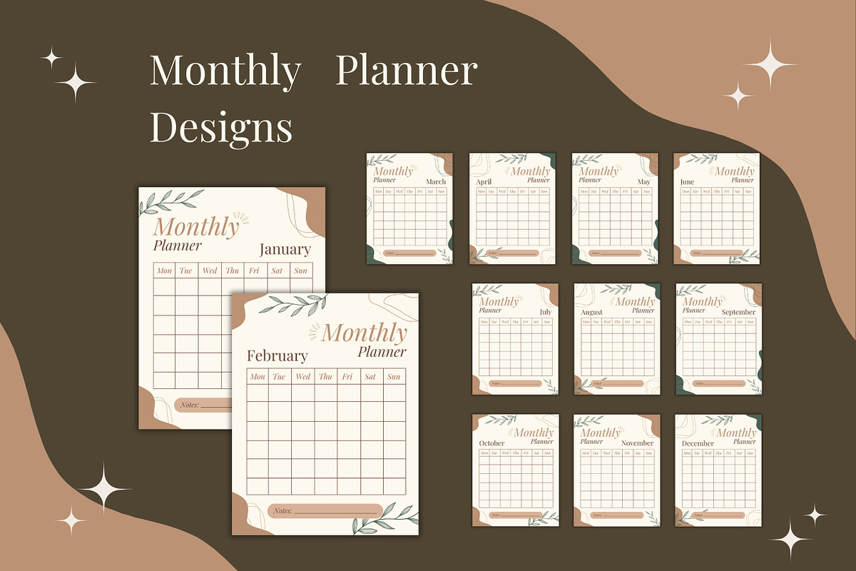 Elegance Fully Planner Template, a Design Template by TemplateCastleStore (Photo 3 of 10)
