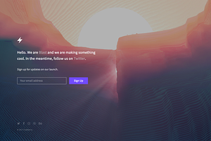 Blast - One Page HTML Template