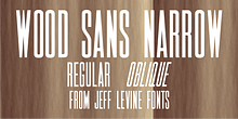 Wood Sans Narrow JNL