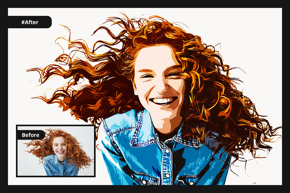 Cartoon Style Photoshop Action, an Action Add-On by Effect-Hub (Photo 10 of 10)
